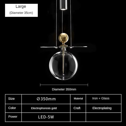Postmoderner Design-Kronleuchter aus Glas für die Innendekoration
