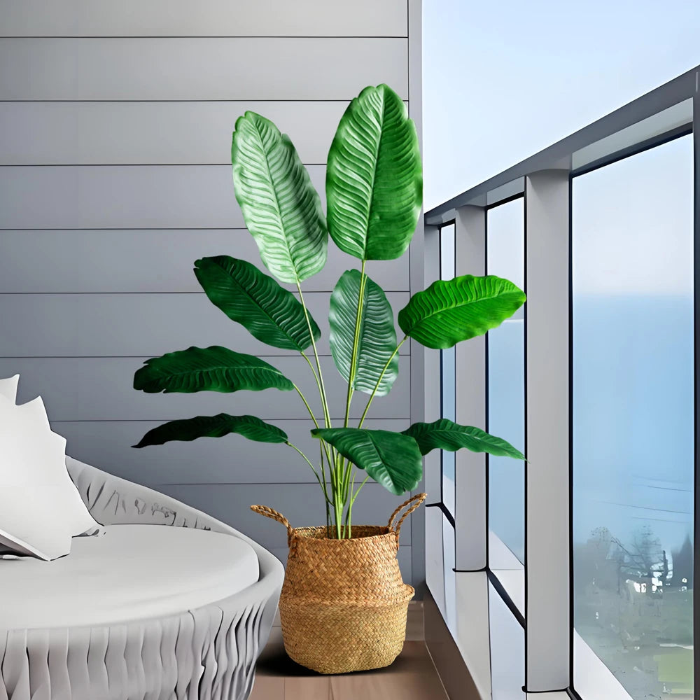 plantes artificielles grandes arbre oiseau paradis décoration jardin intérieur - vue 7 sur 9