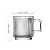 Verres à cocktail en verre texturé style élégant