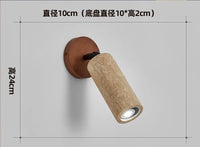 Wandleuchte aus Stein für minimalistische Innendekoration