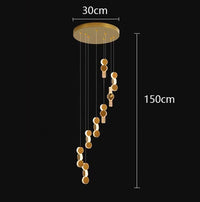 lustre led moderne suspendu éclairage intérieur décoratif
