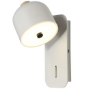 applique murale nordique rotative avec interrupteur led pivotante