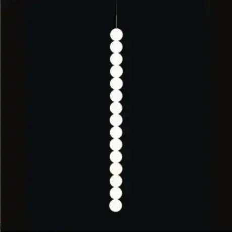 suspension design art deco en verre doré et noir - vue 8 sur 13