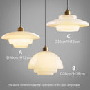 lampe suspendue en verre led moderne nordique décorative