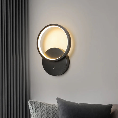 Moderne minimalistische dekorative Wandleuchte mit Mondschatten - vue 2 sur 14