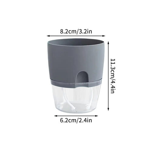 pot de fleurs auto-arrosant en plastique pour plantes succulentes
