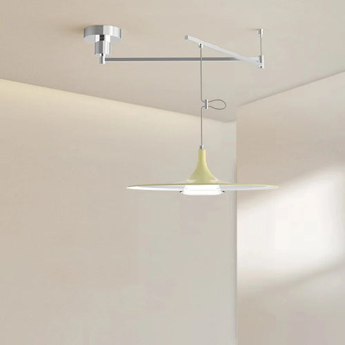 Minimalistischer Kronleuchter mit Schwenkarm für den Innenbereich - vue 5 sur 10