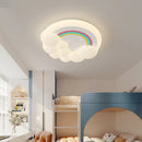 plafonnier led moderne nuages bulles pour chambre enfant