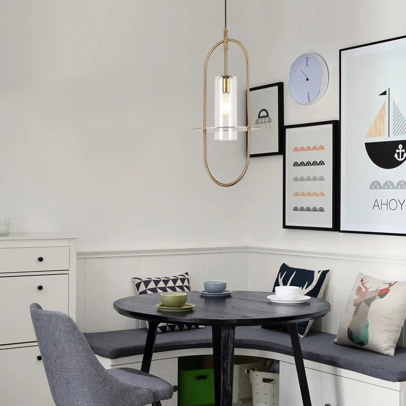 lustre en verre artistique postmoderne créatif unique pour éclairage décoratif - vue 5 sur 7