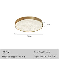 Design Deckenleuchte aus spanischem Marmor mit LED, modern und luxuriös