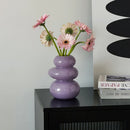 vase médiéval pour arrangement floral en verre élégant