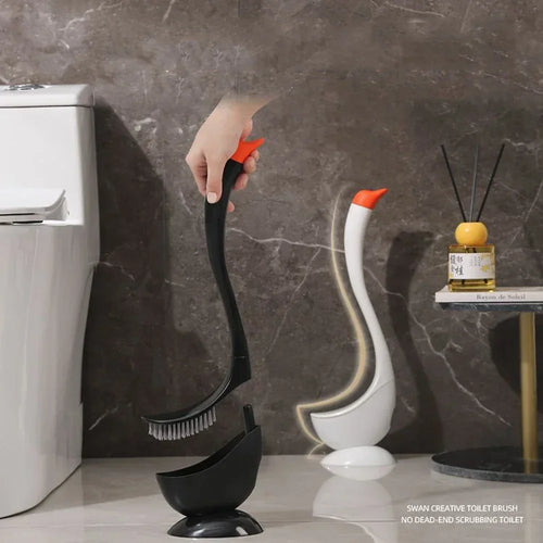 brosse de toilette verticale pour nettoyage facile salle de bain