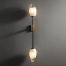 applique murale nordique en cuivre et laiton avec éclairage led rétro moderne