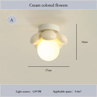 lustre moderne à pétales pour chambre d'enfant