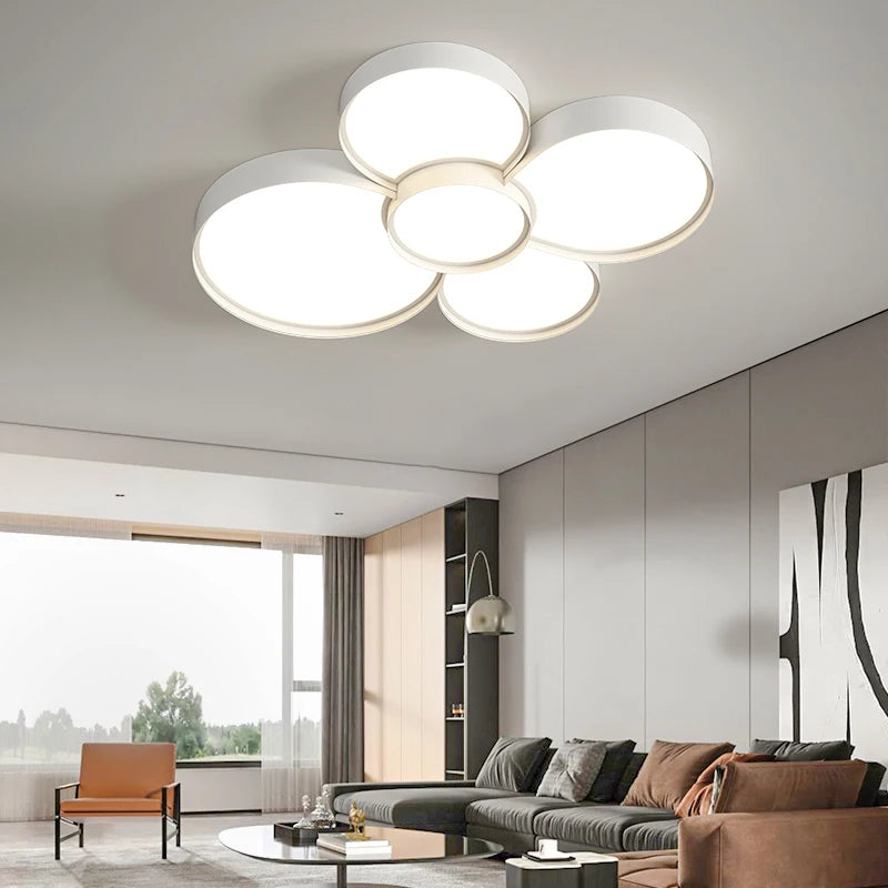 lustre led moderne pour éclairage intérieur décoratif - vue 7 sur 12