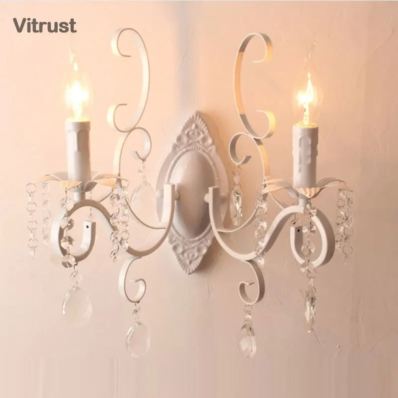 Applique murale Vintage en cristal - vue 6 sur 10