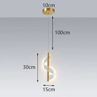 lustre moderne en verre ondulé design géométrique pour décoration intérieure