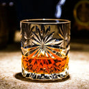 Verres à whisky old fashioned design texturé épais