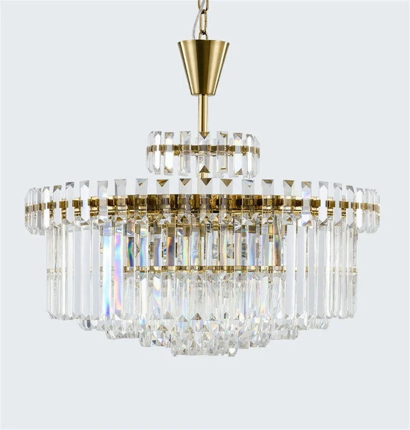 lustre moderne en cristal design haut de gamme pour intérieur élégant - vue 6 sur 6