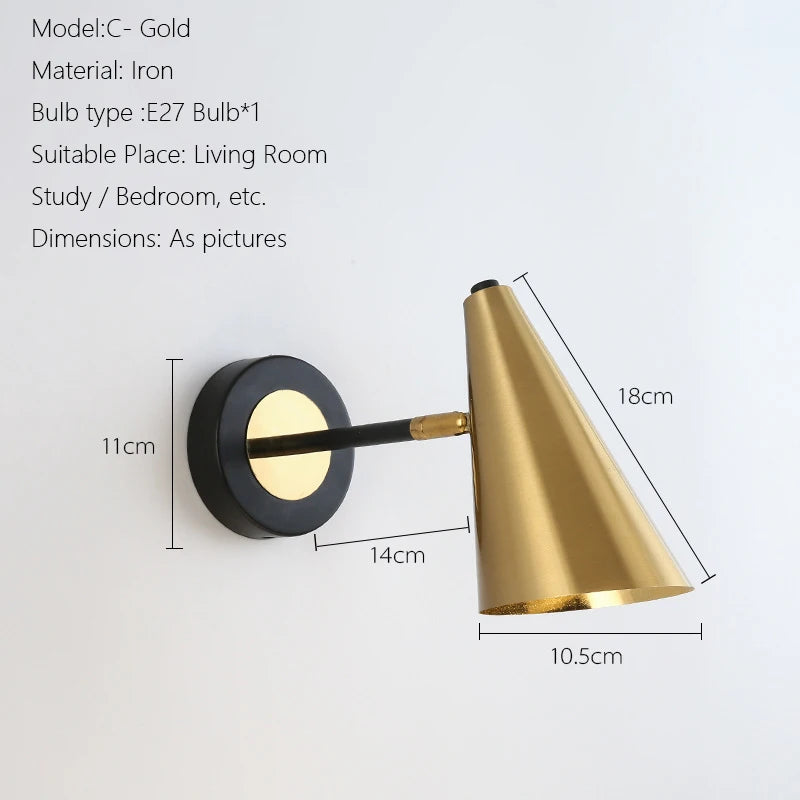 applique murale réglable moderne en fer pour intérieur - vue 11 sur 13