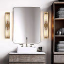 applique murale led minimaliste de luxe post-moderne en cuivre