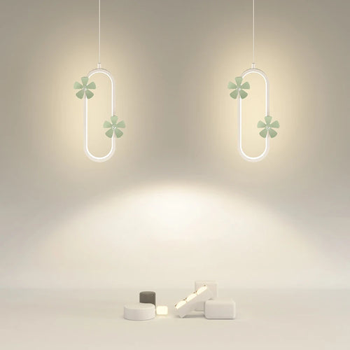 Moderne Pendelleuchte in Blütenblattform für minimalistisch-nordischen Stil - vue 5 sur 10