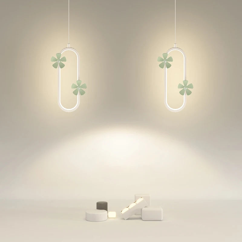 Moderne Pendelleuchte in Blütenblattform für minimalistisch-nordischen Stil - vue 4 sur 10