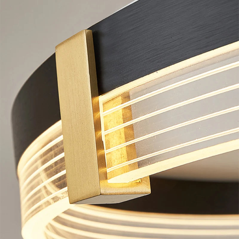 plafonnier led moderne élégant pour décoration intérieure raffinée - vue 5 sur 12