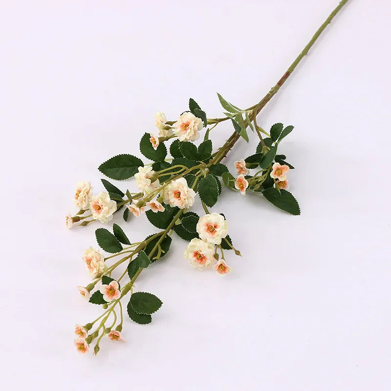 lot de 5 roses artificielles en soie pour décoration florale - vue 9 sur 13
