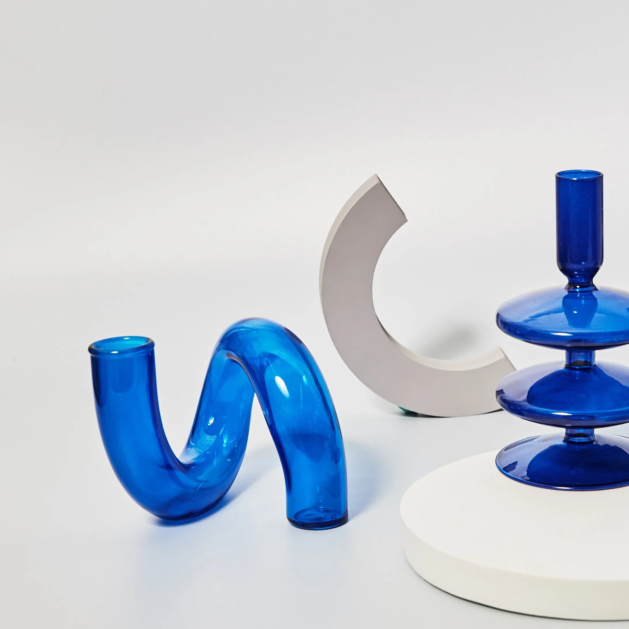 vases en verre bougeoirs décoratifs pour mariage et événements - vue 5 sur 14