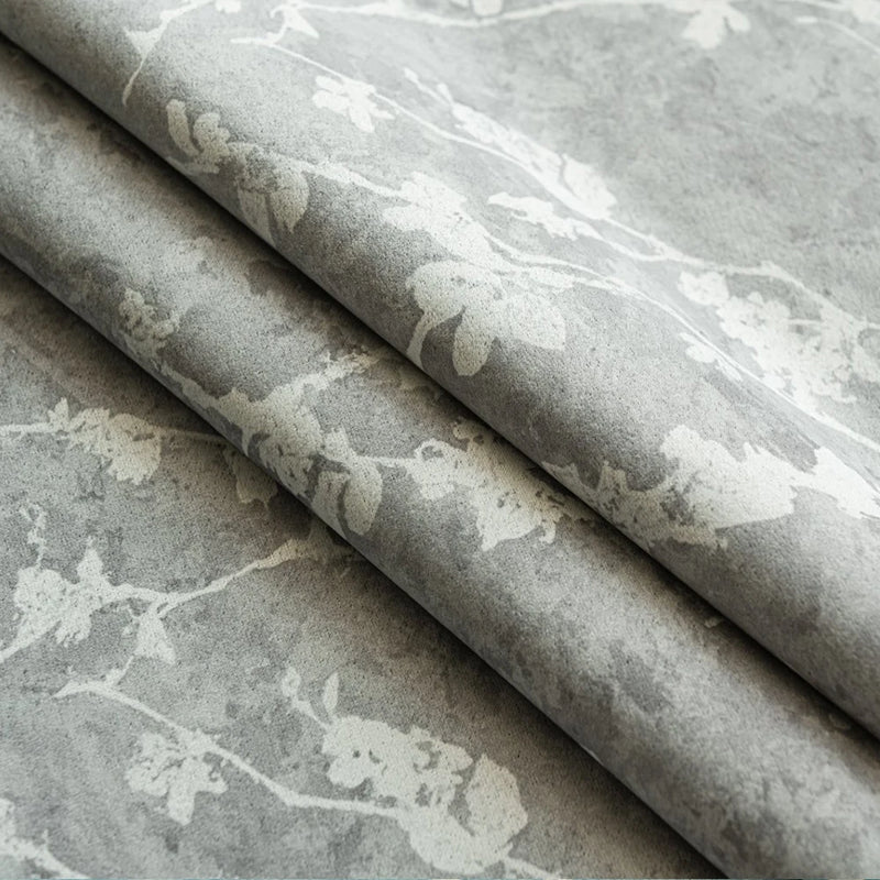 Rideau occultant floral style européen pour salon chambre