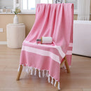 Serviette de plage turque coton motif imprime 180cm