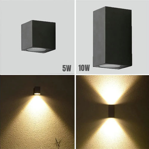 applique murale led extérieure étanche pliante pour cour jardin