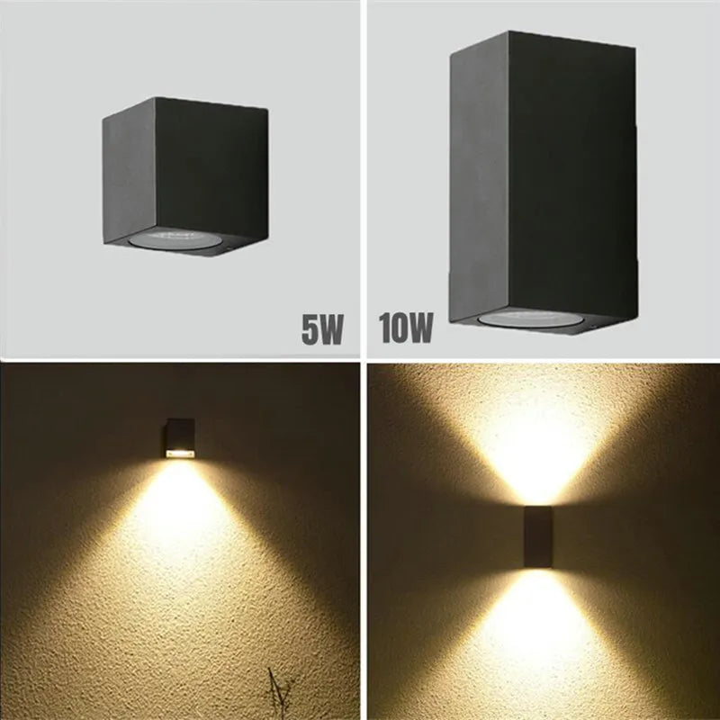 applique murale led extérieure étanche pliante pour cour jardin - vue 11 sur 15