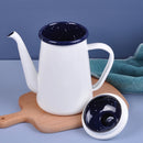 Cafetiere emaillee vintage 1 1l style retro polyvalente