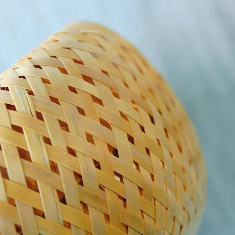 panier en rotin tissé à la main pour rangement et décoration - vue 5 sur 7