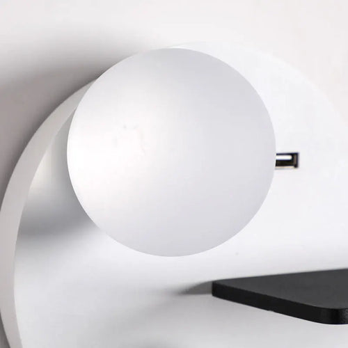 LED-Wandleuchte mit USB-Ladefunktion für Mobiltelefone - vue 6 sur 10
