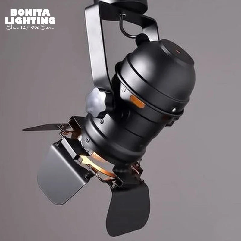 suspension rétro style industriel avec éclairage led vintage - vue 6 sur 6