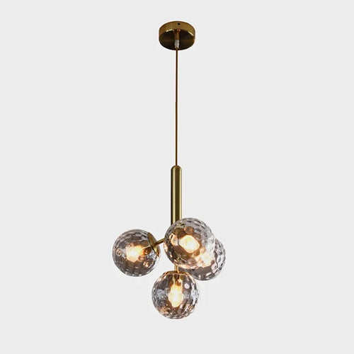 Moderne Pendelleuchte aus Glas für stilvolles Interieur - vue 4 sur 14