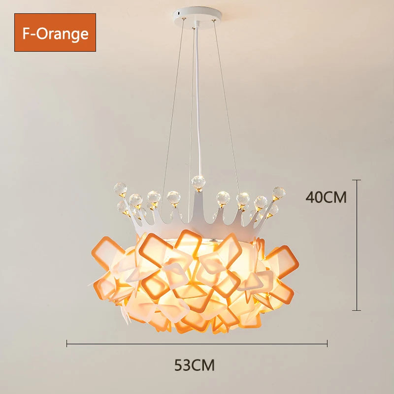 lustre romantique en cristal pour une décoration moderne - vue 9 sur 17