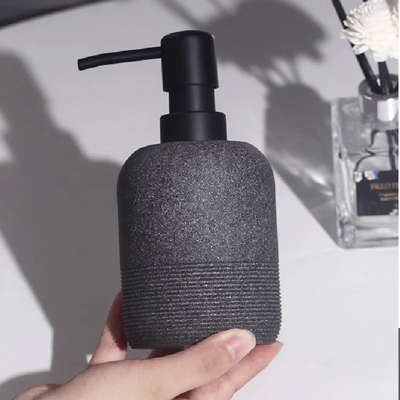 bouteille d'émulsion en grès pour salle de bain luxe - vue 7 sur 11