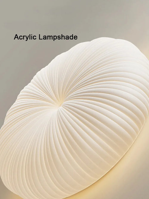 Moderne LED-Deckenleuchte mit Kürbis-Lampenschirm, dimmbar - vue 7 sur 7