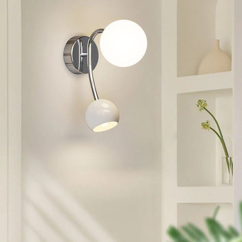 Neue runde Wandleuchte Up & Down - vue 5 sur 8