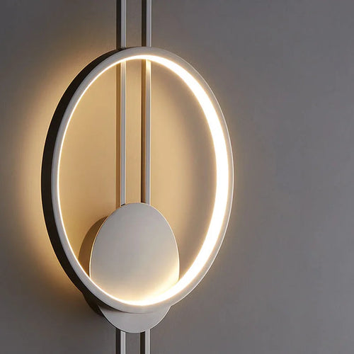 applique murale led en cuivre gradation température éclairage ambiance - vue 7 sur 8