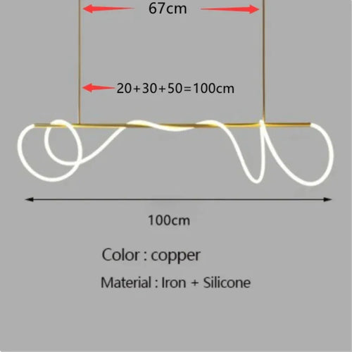lustre design nordique à led intensité variable pour intérieur