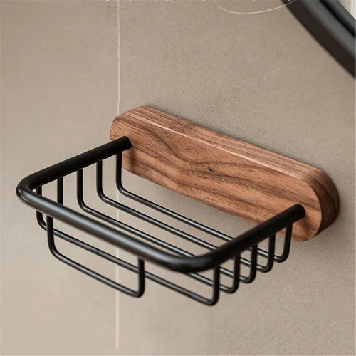 étagère murale en bois pour rangement de savon - vue 2 sur 10