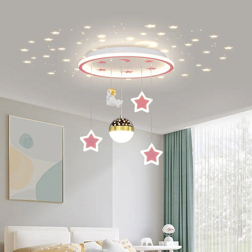LED-Deckenleuchte in Sternform für das Kinderzimmer - vue 3 sur 9
