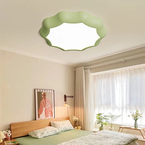LED-Deckenleuchte im Creme-Stil mit Augenschutz - vue 5 sur 18
