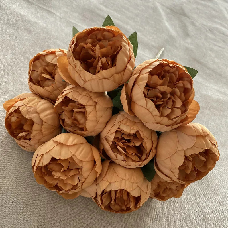 bouquet de pivoines artificielles pour mariage et décoration élégante - vue 13 sur 21