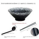 Bol ramen céramique style japonais motif artisanal